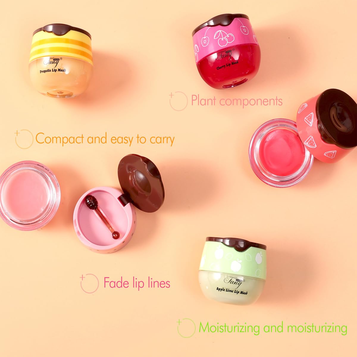 WenFeng lip care smooth texture and honey aroma for luxurious application
