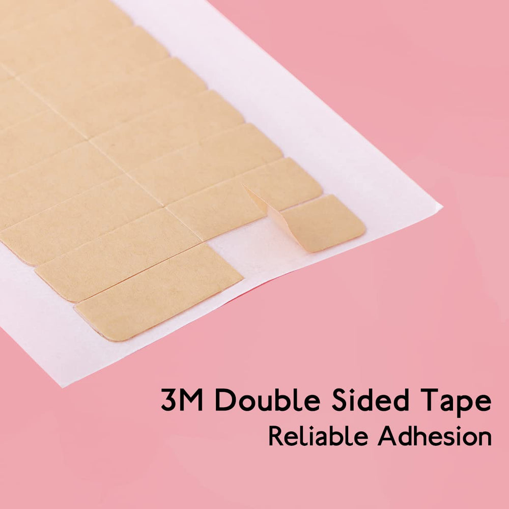 WENNALIFE application-use image demonstrates secure attachment for tape-in extensions.