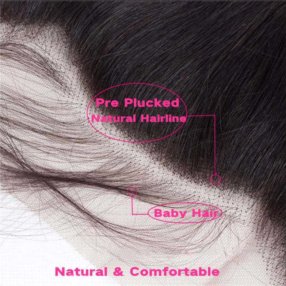 WENYAN pre plucked natural hairline enables quick, realistic styling.