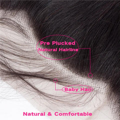 WENYAN pre plucked natural hairline enables quick, realistic styling.