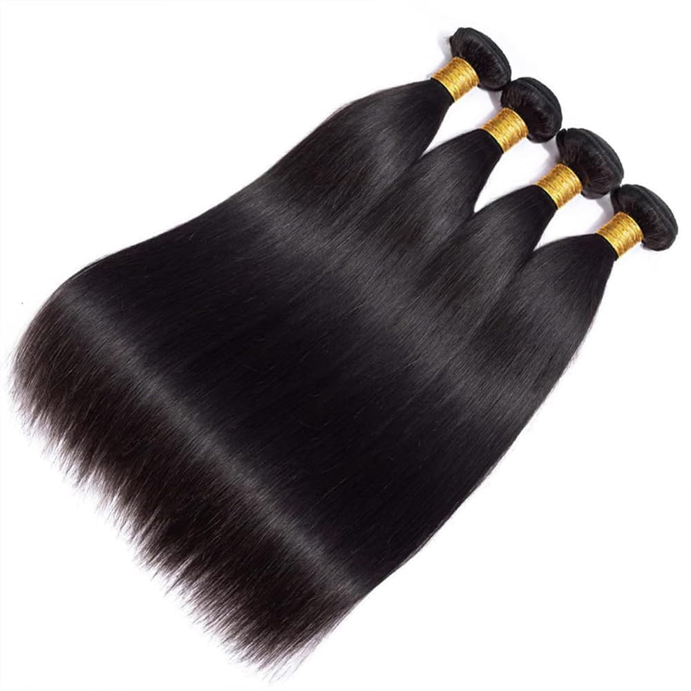 WENYAN Straight Bundles 18inch natural shine ready for a seamless look