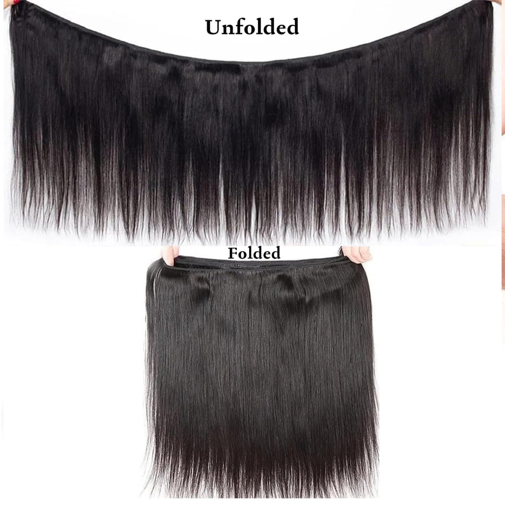 WENYAN Straight Bundles 22inch even weft for durable, long-wear extensions