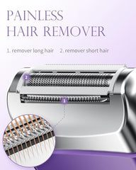 WEQOEE cordless electric razor in-wet-dry-use shows versatility for shower or dry shaving
