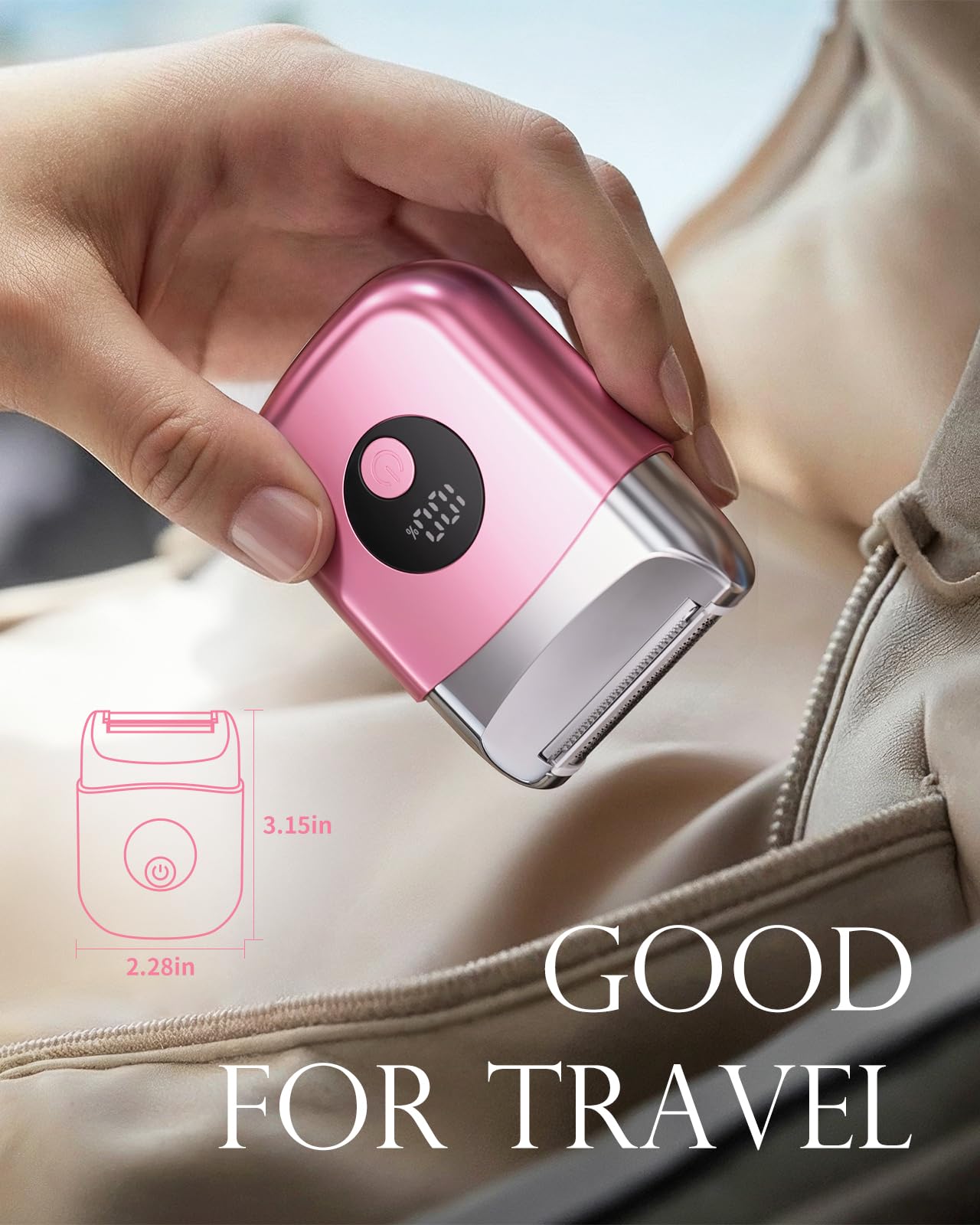 WEQOEE travel lock image shows secure packing and protection on trips.