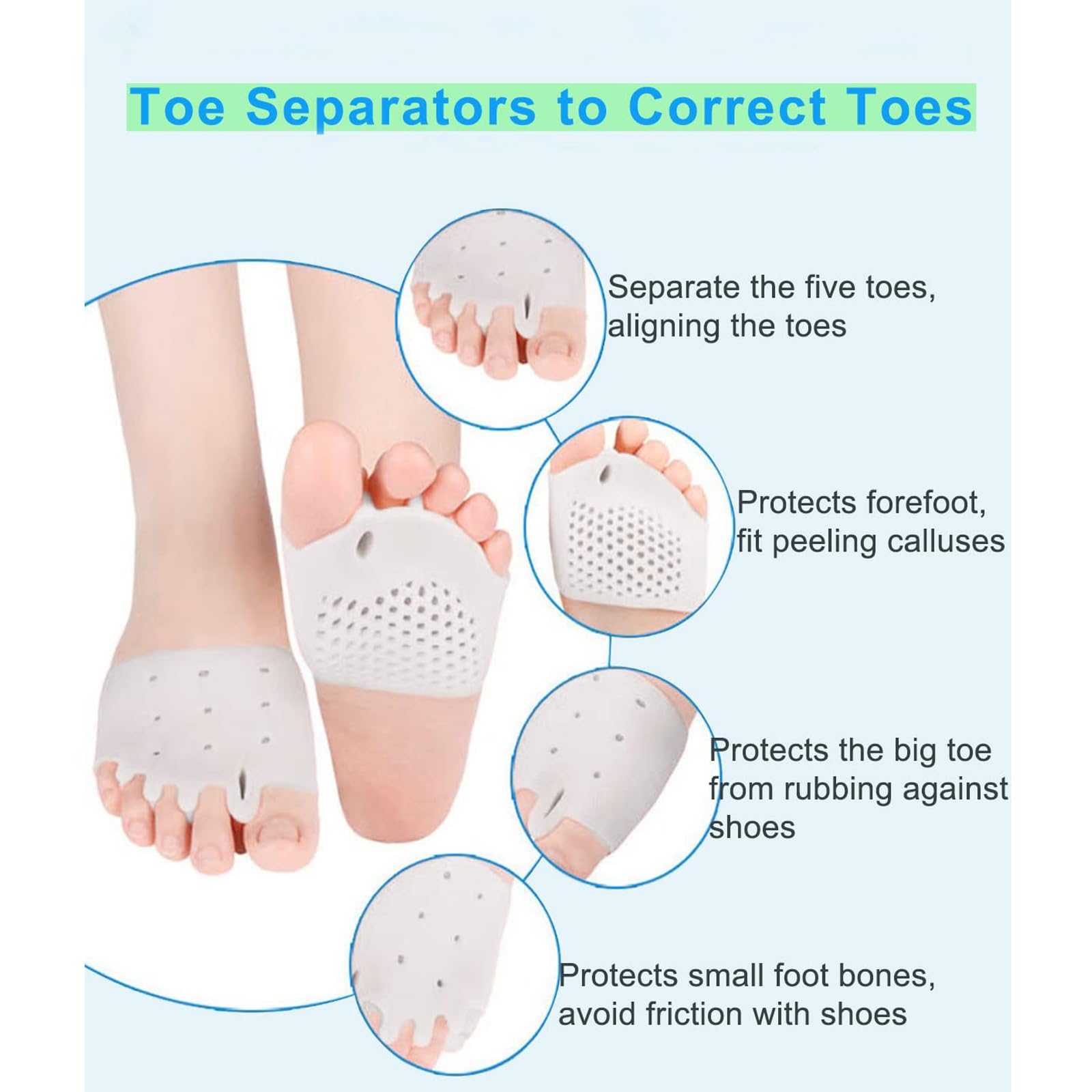 Weraeraw soft gel foot cushions demonstrate breathable comfort during long walks.
