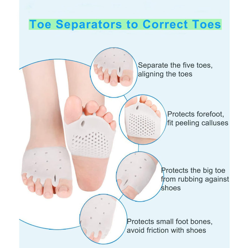 Weraeraw soft gel foot cushions demonstrate breathable comfort during long walks.