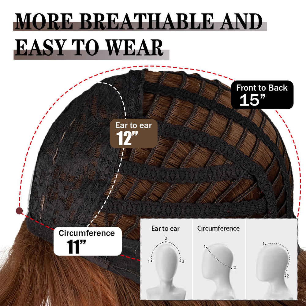 WERD cosplay-friendly brown bob wig for events and photos