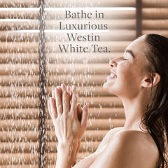Westin White Tea Aloe Conditioner pour shot showing easy daily use in routine.