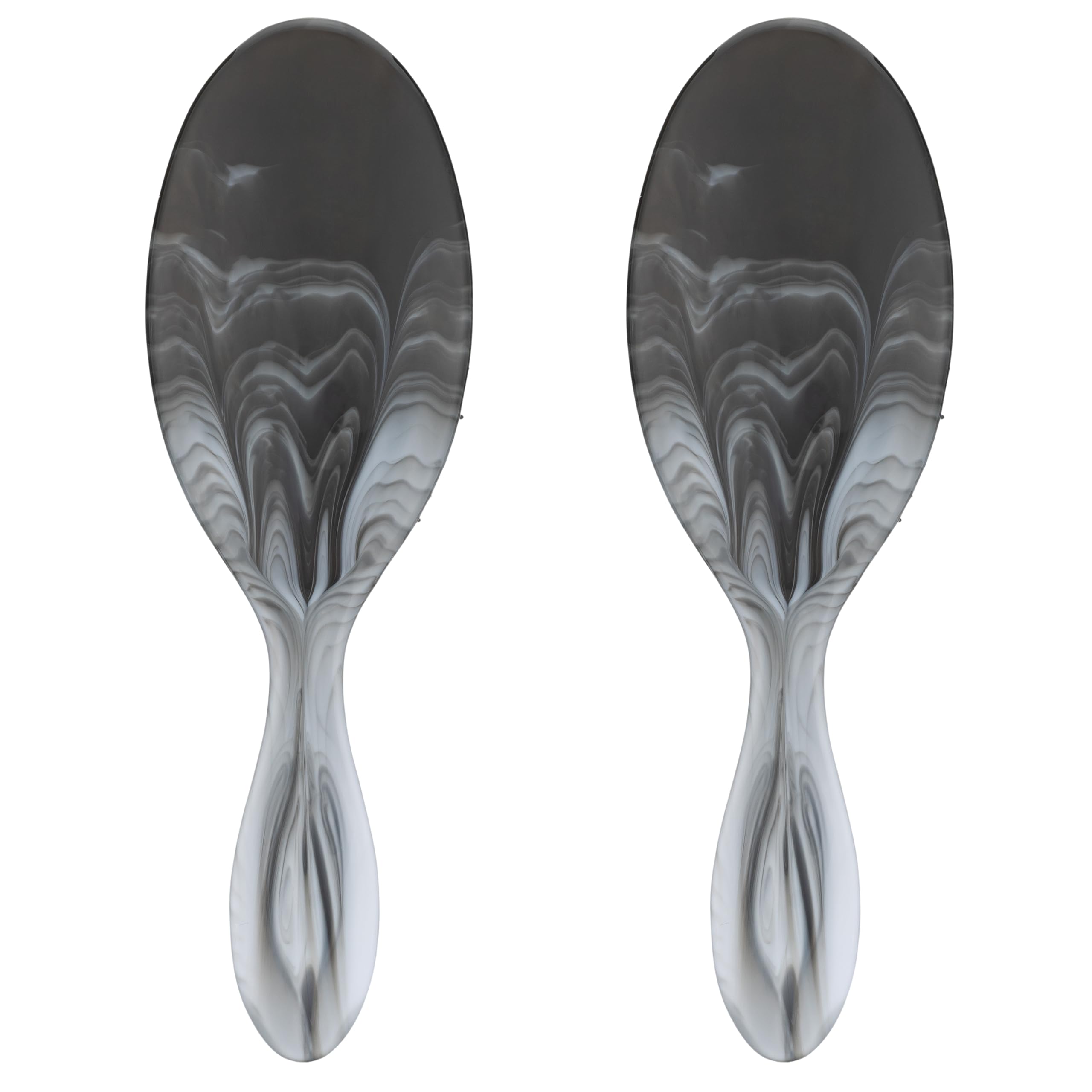 Wet Brush Original Detangler black watercolor waves closeup bristles enable gentle detangling