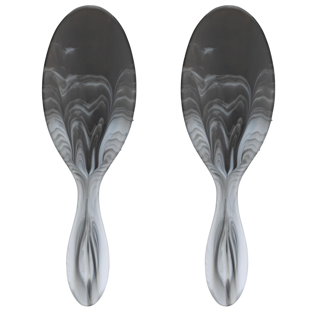 Wet Brush Original Detangler black watercolor waves closeup bristles enable gentle detangling
