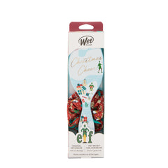 Wet Brush Original Detangler Elf Kit bristles close-up highlighting flexible IntelliFlex bristles for painless detangling.