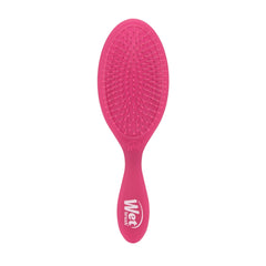 Wet Brush Original Detangler Pink Frost close-up shows ultra-soft bristles for painless detangling.