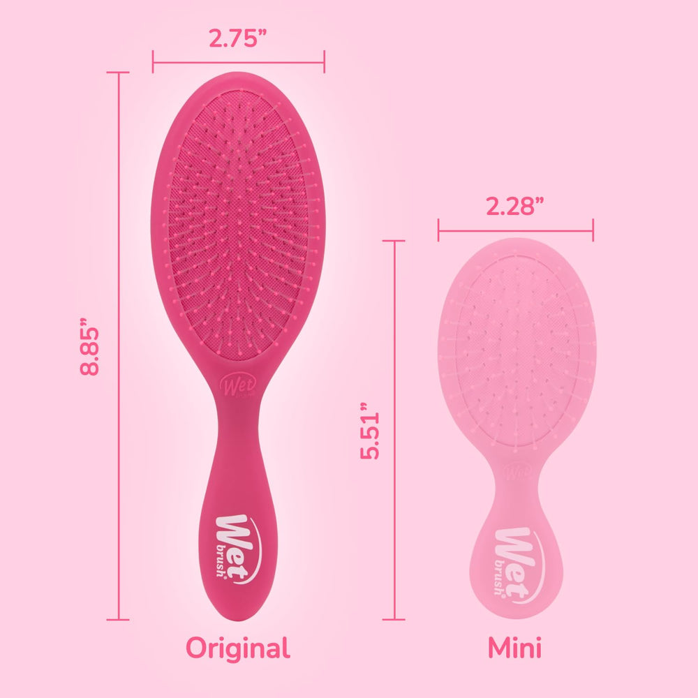 Wet Brush Original Detangler Pink Frost packaging appeals to quality-seeking shoppers.