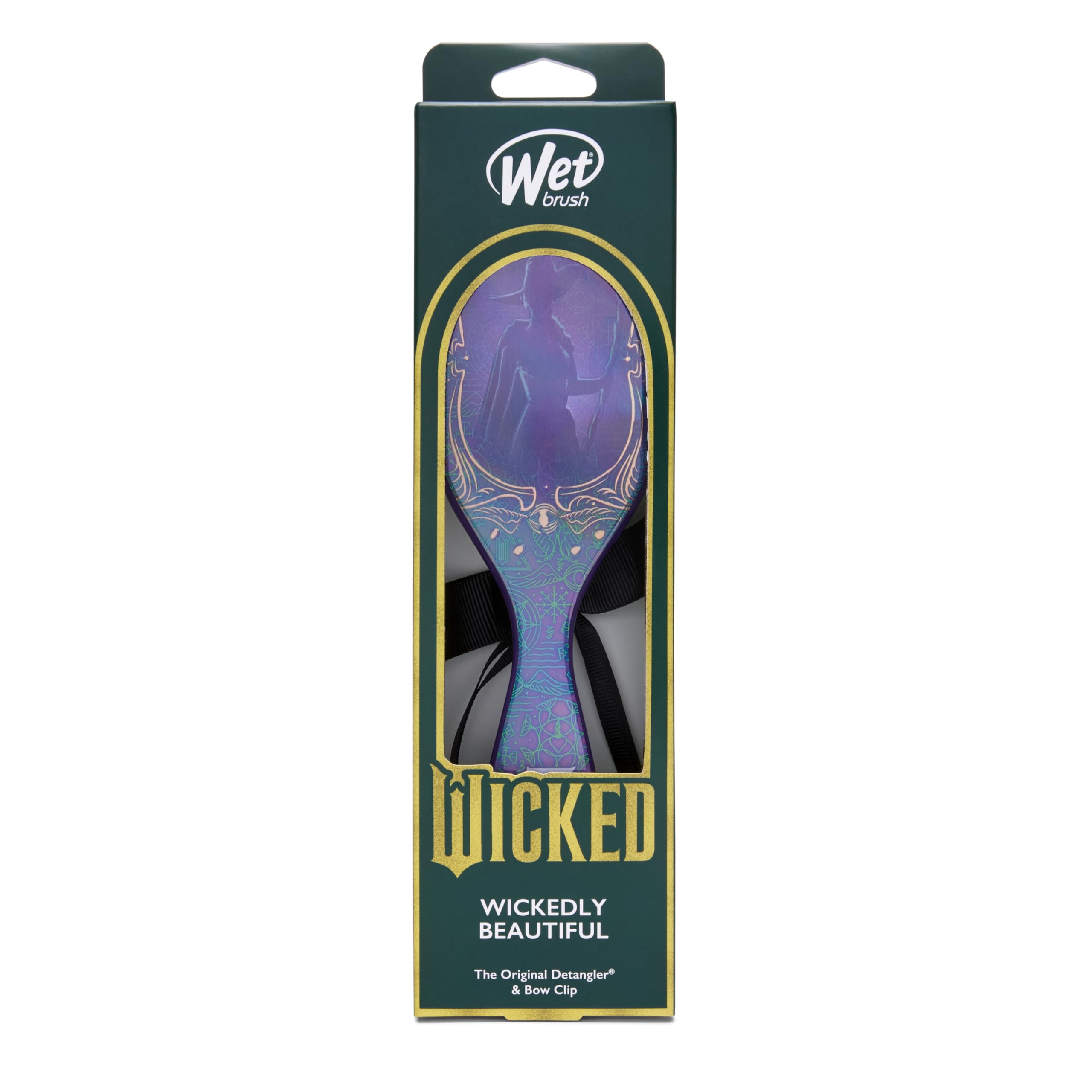 Wet Brush packaging highlights award-winning detangler for easy daily use.
