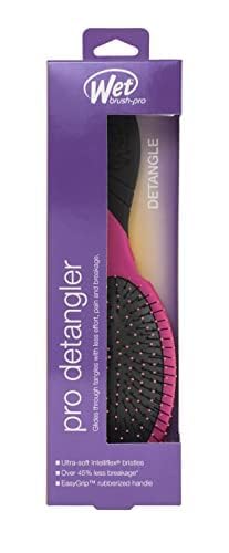 Wet Brush Pro Detangler Pink brushes distribute oils and dry shampoo