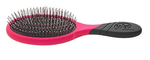 Wet Brush Pro Detangler Pink natural boar bristles meet IntelliFlex tips