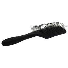 Wet Brush Pro Flex Dry Paddle Brush black back view, vented design speeds drying.