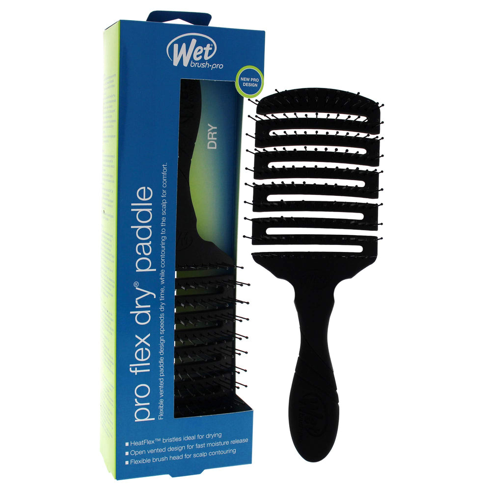 Wet Brush Pro Flex Dry bristles closeup, IntelliFlex reduce pain and breakage.