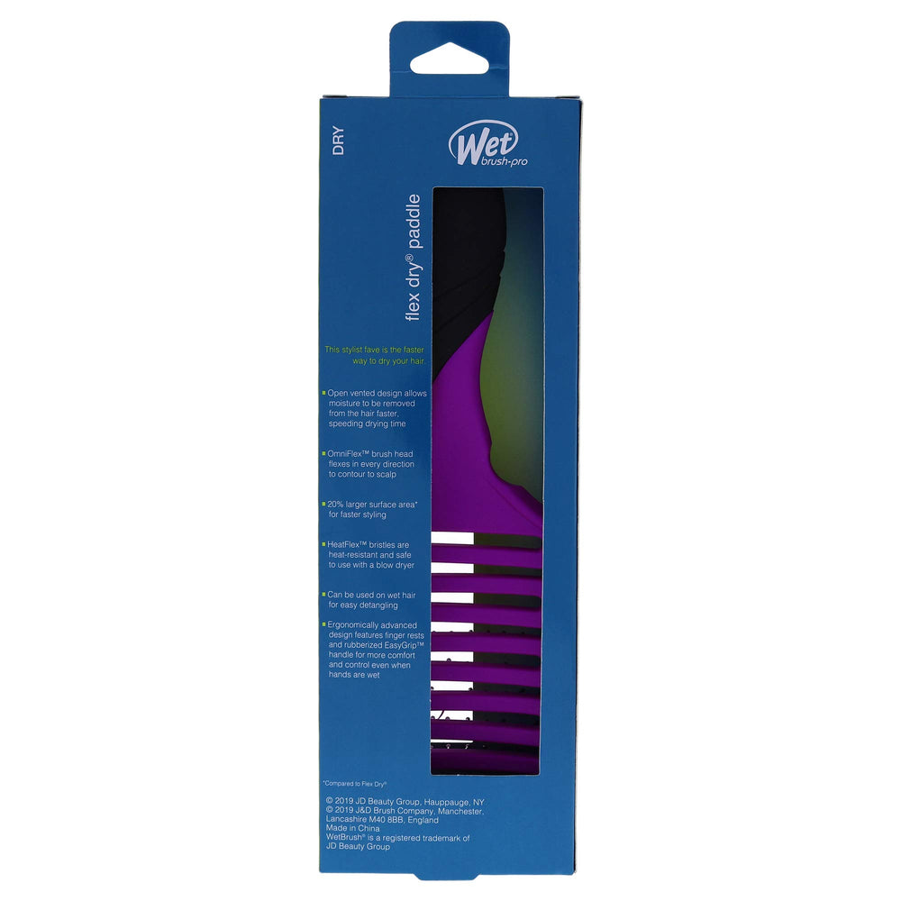 Wet Brush Pro Flex Dry Paddle Brush bristles close-up demonstrates smooth detangling with reduced pull.
