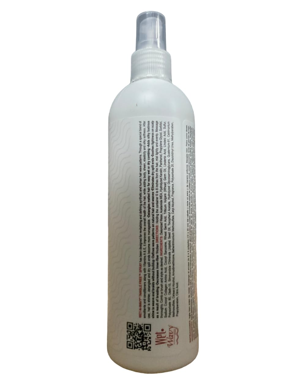 Wet n Wavy waves shine close-up highlighting glossy texture and curl definition