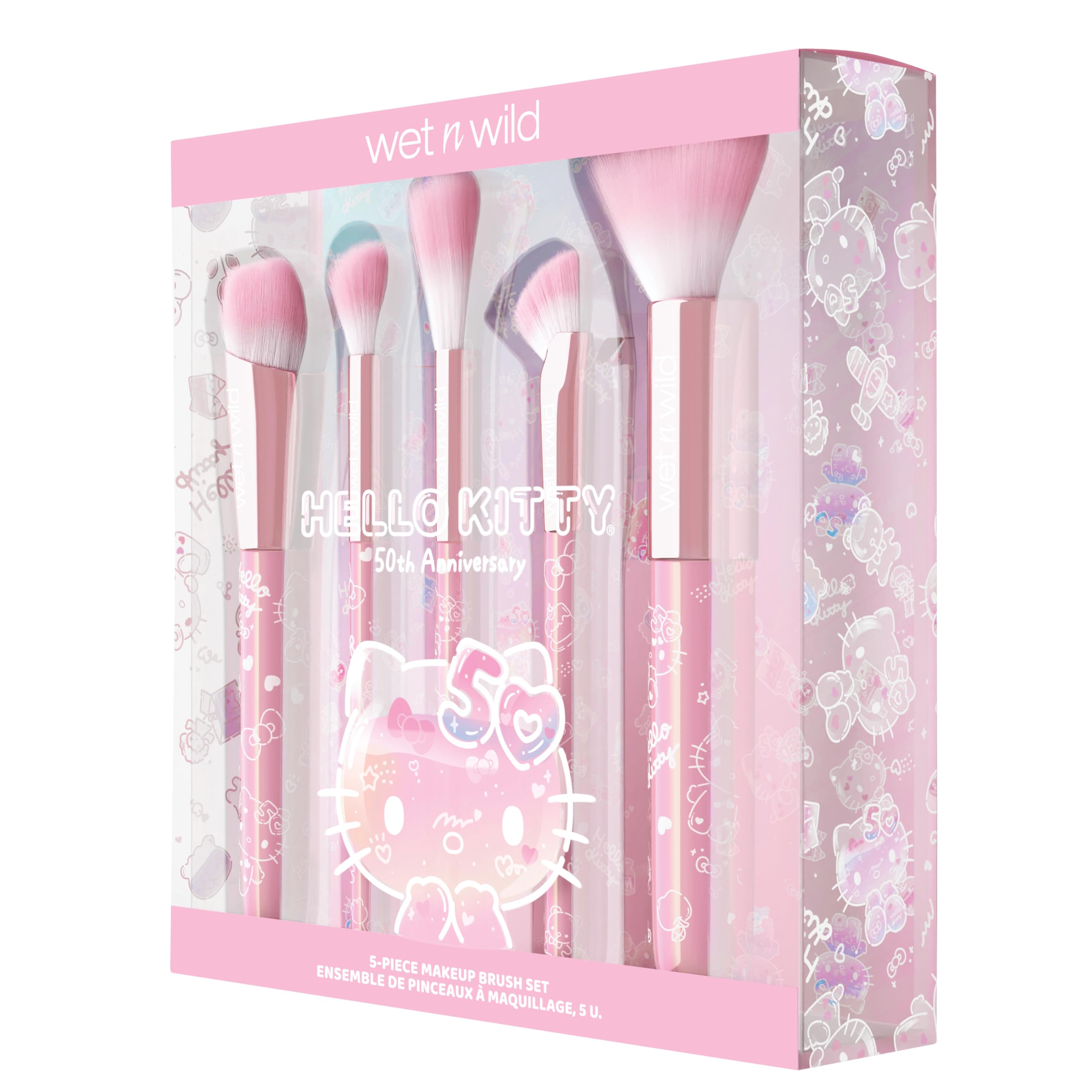 wet n wild Hello Kitty collectible design with pink ombre bristles