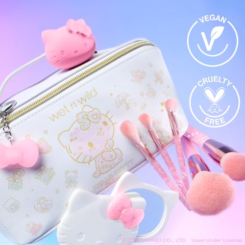 wet n wild Hello Kitty nose contour brush for precise, natural shading