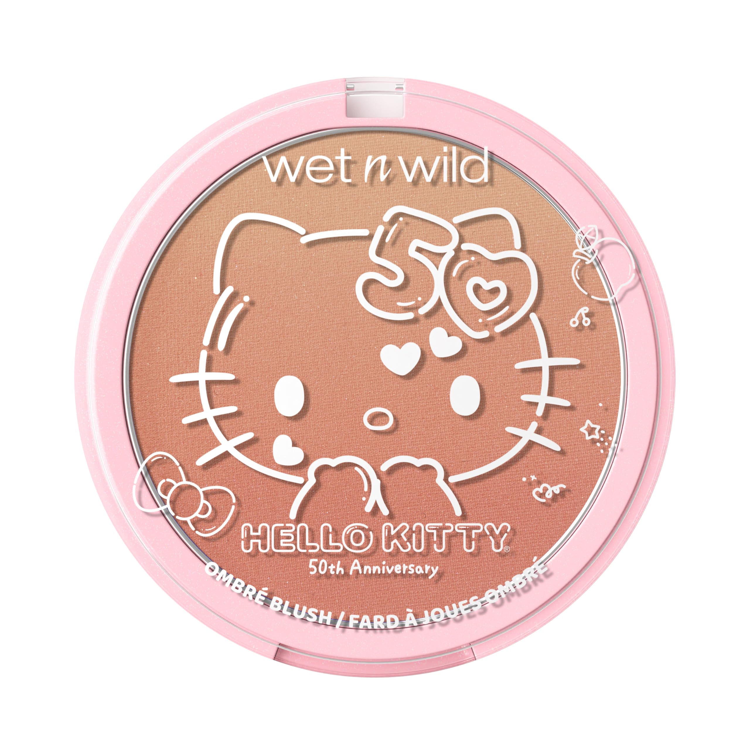 wet n wild Hello Kitty Ombre Blush, color intenso para un pop controlado