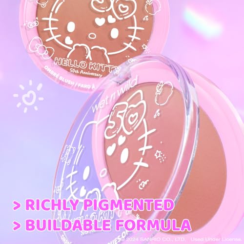 wet n wild Hello Kitty Ombre Blush, gradiente para look versátil