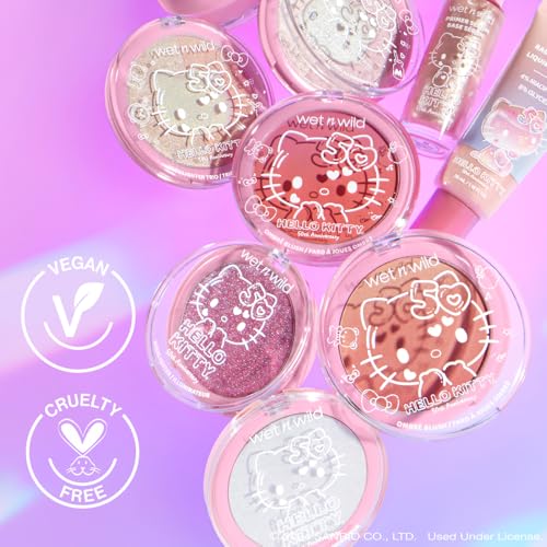 wet n wild Hello Kitty Ombre Blush, acabado ligero para flush natural