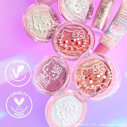 wet n wild Hello Kitty Radiance Liquid used as primer for nourished base
