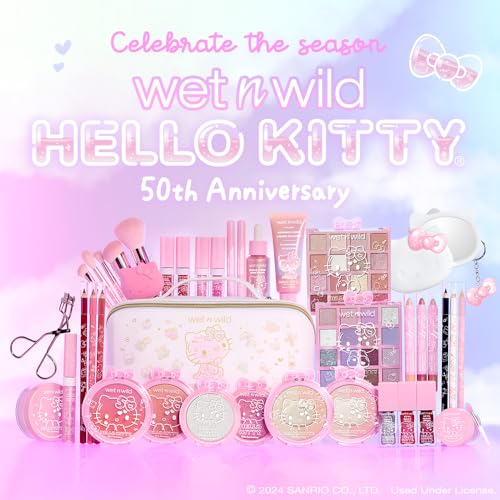 wet n wild Hello Kitty Radiance Liquid swatch on skin showing natural glow