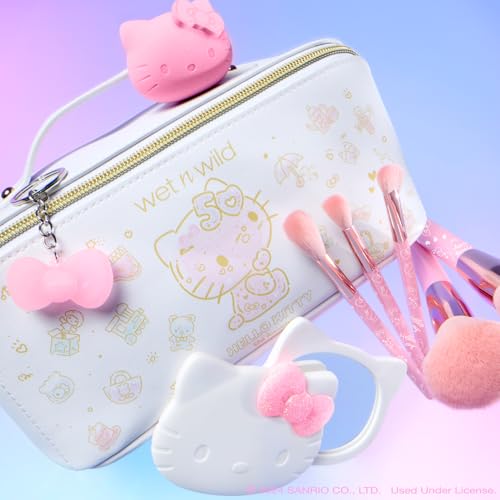 wet n wild travel-friendly mirror fits in small bags for quick touch-ups.