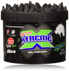 Wetline Xtreme Reaction Black packaging displays a clear gel for strong hold.