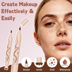 WEU waterproof freckle ink ready for all-day wear