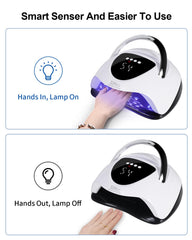 WEVILI nail dryer 4 timer settings for customizable sessions