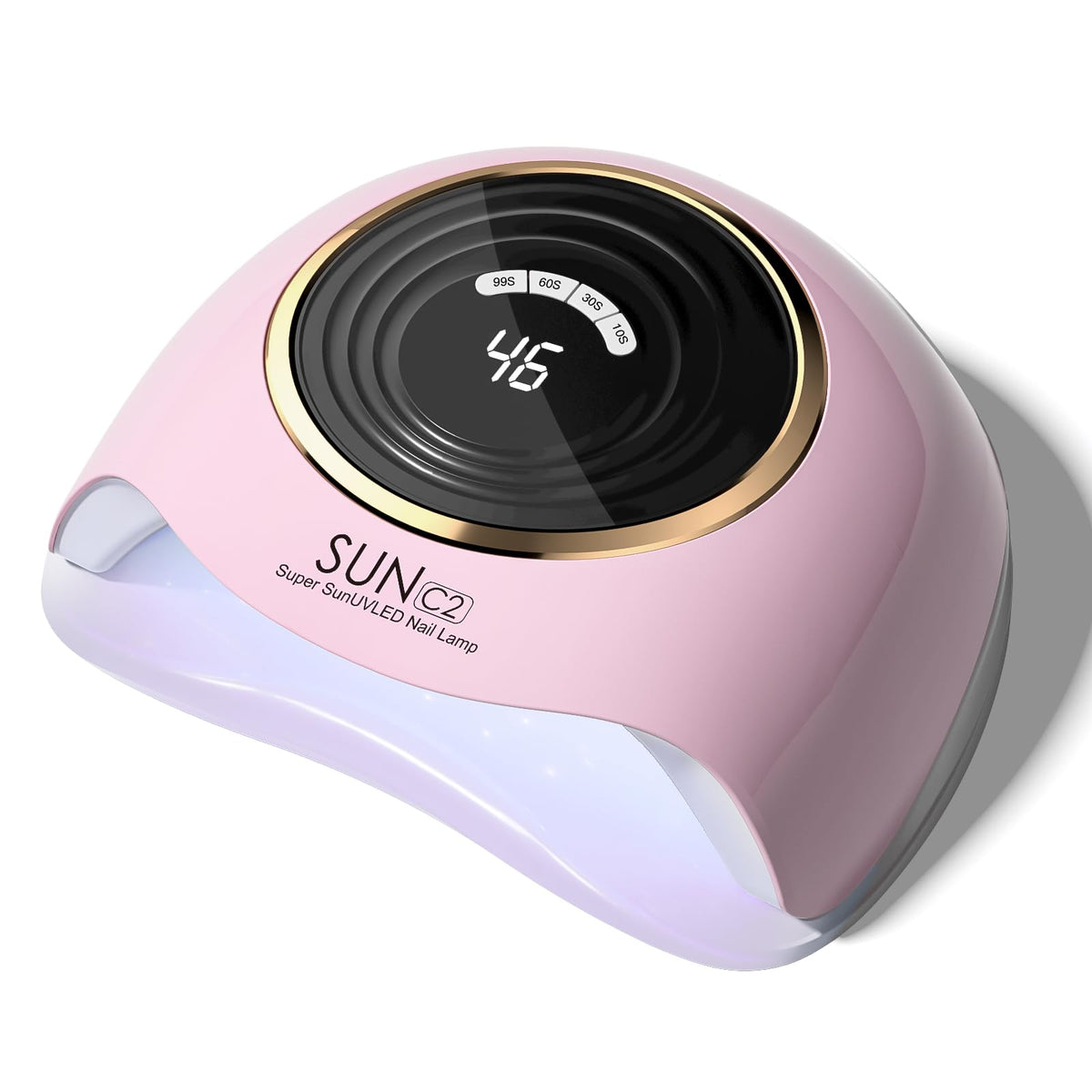 WEVILI 288W nail lamp front view for fast gel curing at home or salon.