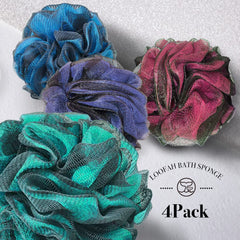 WhaleLife loofah sponge foam-rich lather helps soap go farther for gentle cleansing.