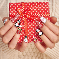 Whaline Christmas nail plate tree pattern for eye-catching holiday nail art