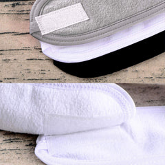 Whaline headband adjustable-fit design keeps hair neatly away from the face.