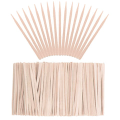 Whaline small wax sticks with wood spatula tip for precise eyebrow and facial hair removal.