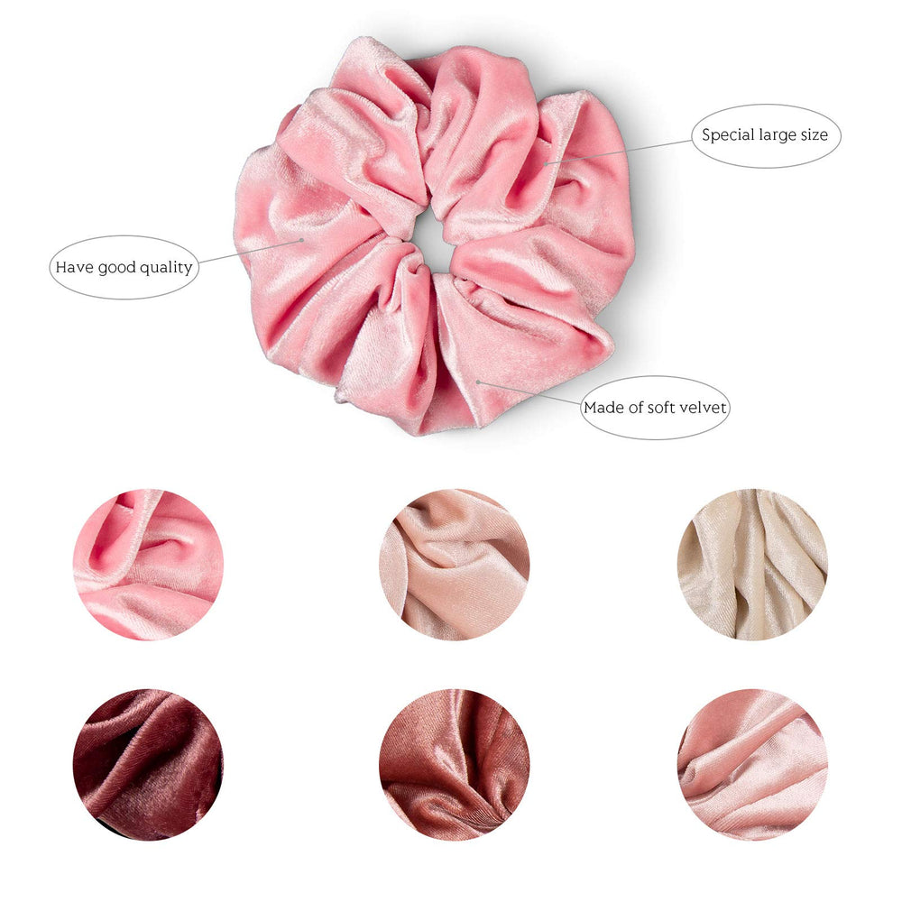 Whaline scrunchie with durable elastic band for secure hold.