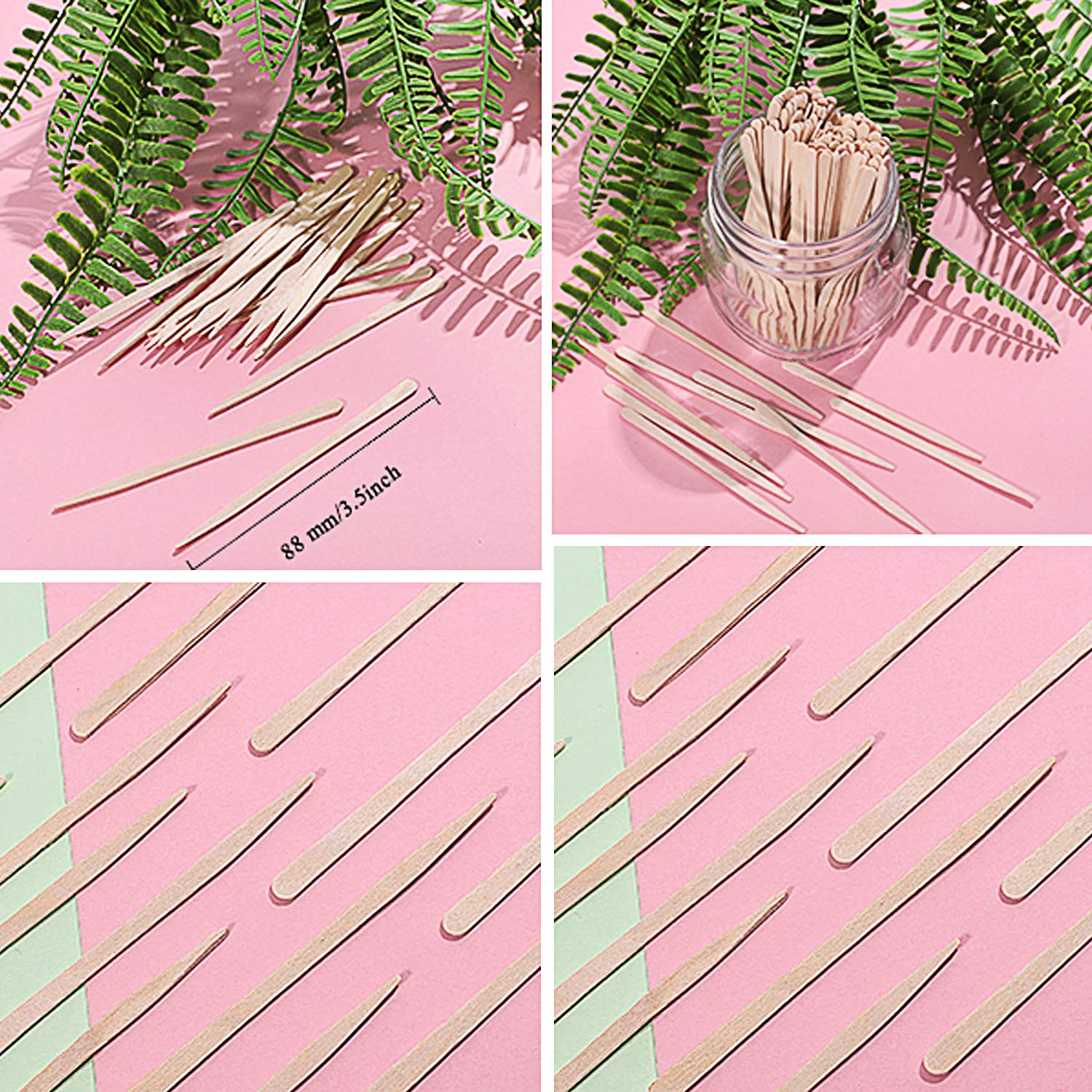 Whaline wax applicator sticks ideal for eyebrow shaping and small-area hair removal.