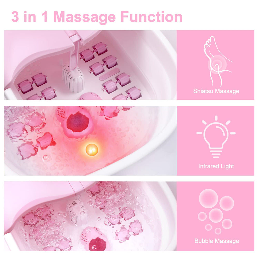 WHALSTAR collapsible foot bath design saves space and stores neatly.