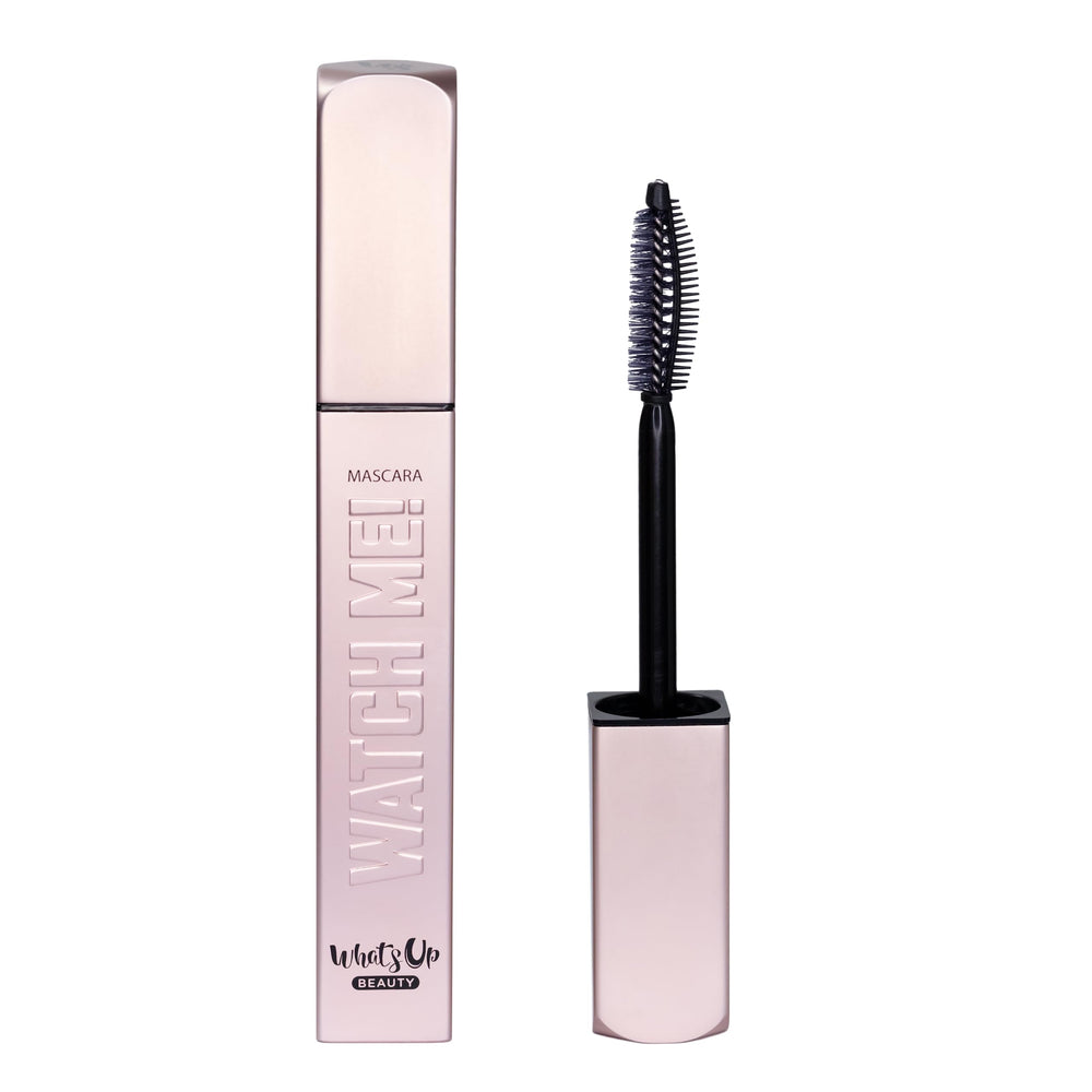 Whats Up Nails Watch Me! mascara on lashes delivers buildable volume and length