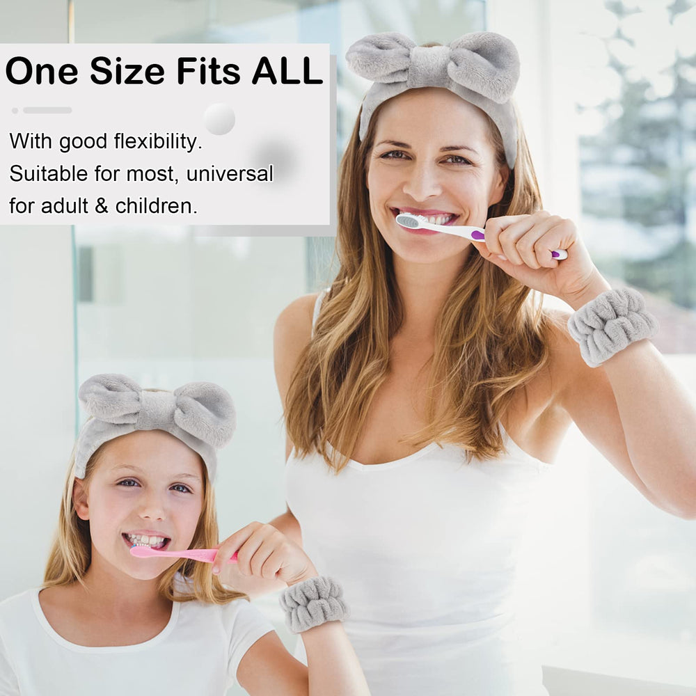 WHAVEL absorbent wristbands catch drips during face washing