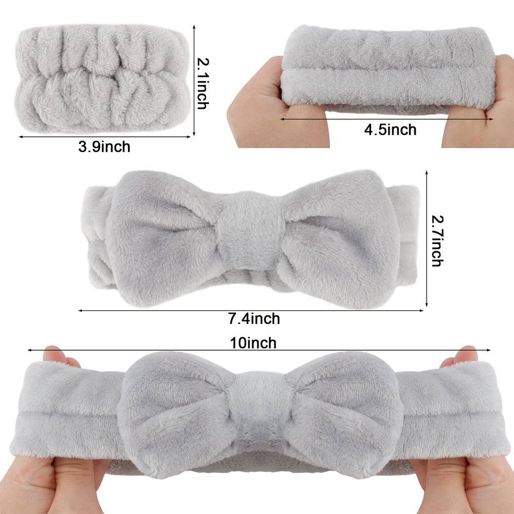 WHAVEL face wash wristbands close-up showing elasticity and drape