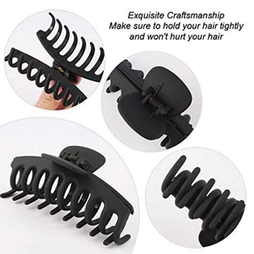 WHAVEL strong-hold claw clip keeps buns and ponytails secure during activities.