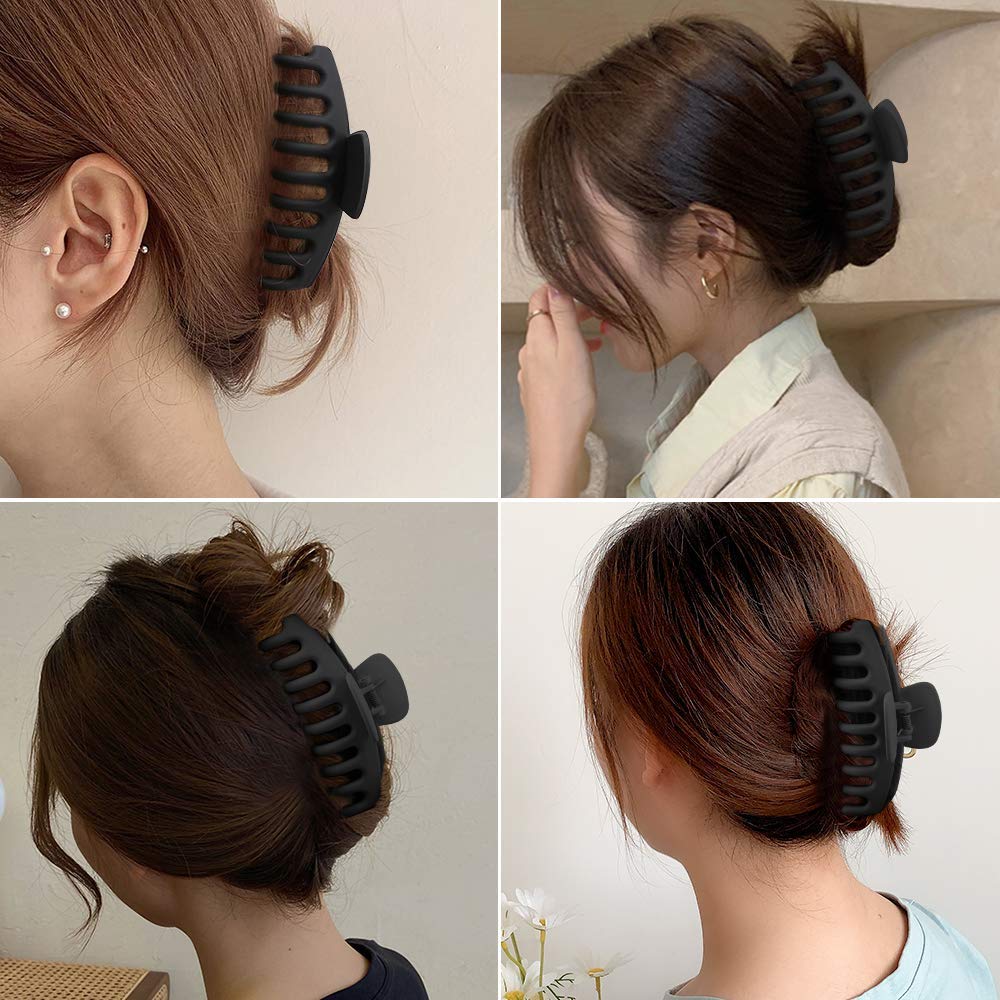 WHAVEL wide-teeth clip glides through hair without snagging.