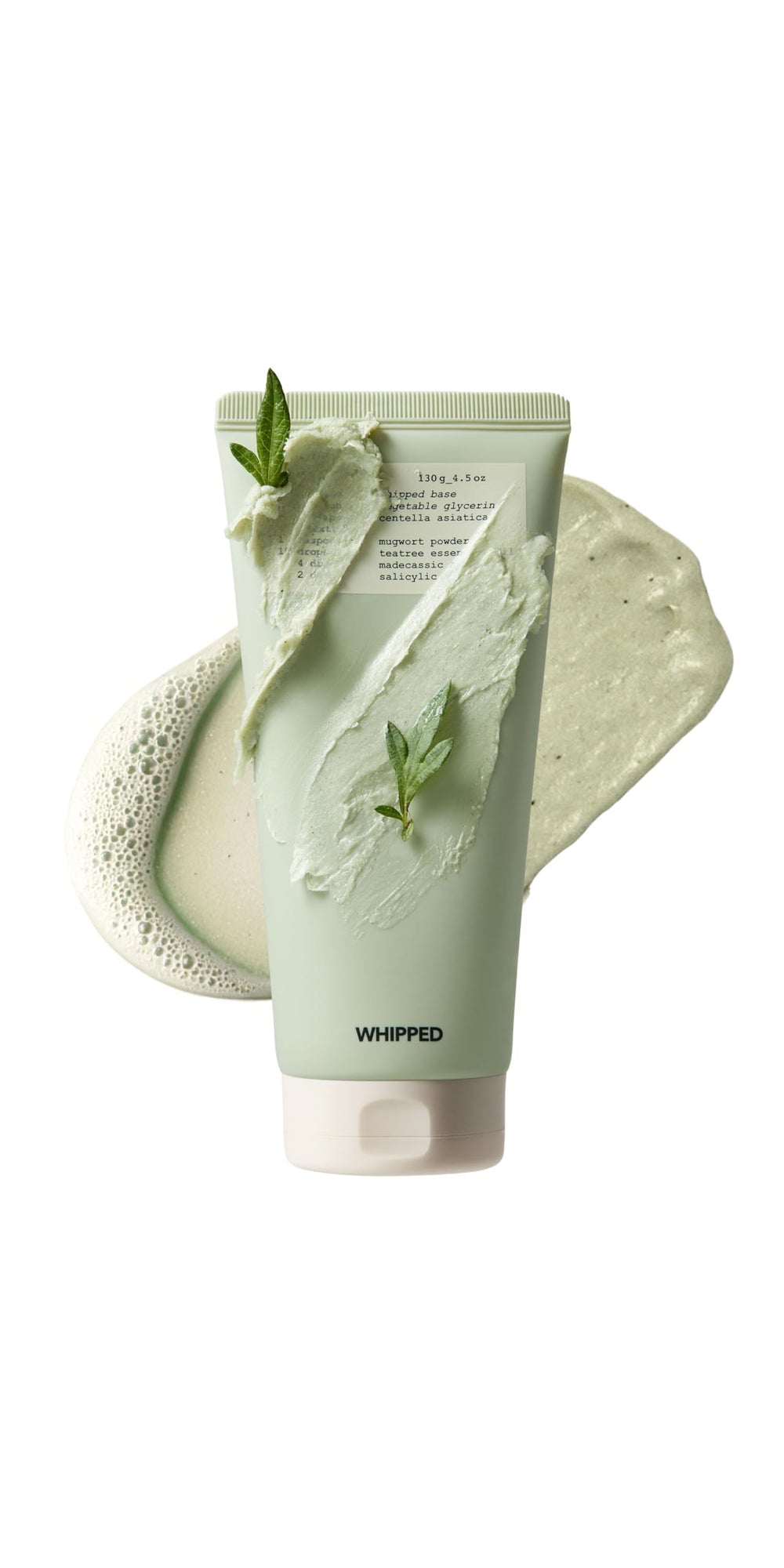 Whipped Semo face wash bottle-front for oil control and clarity