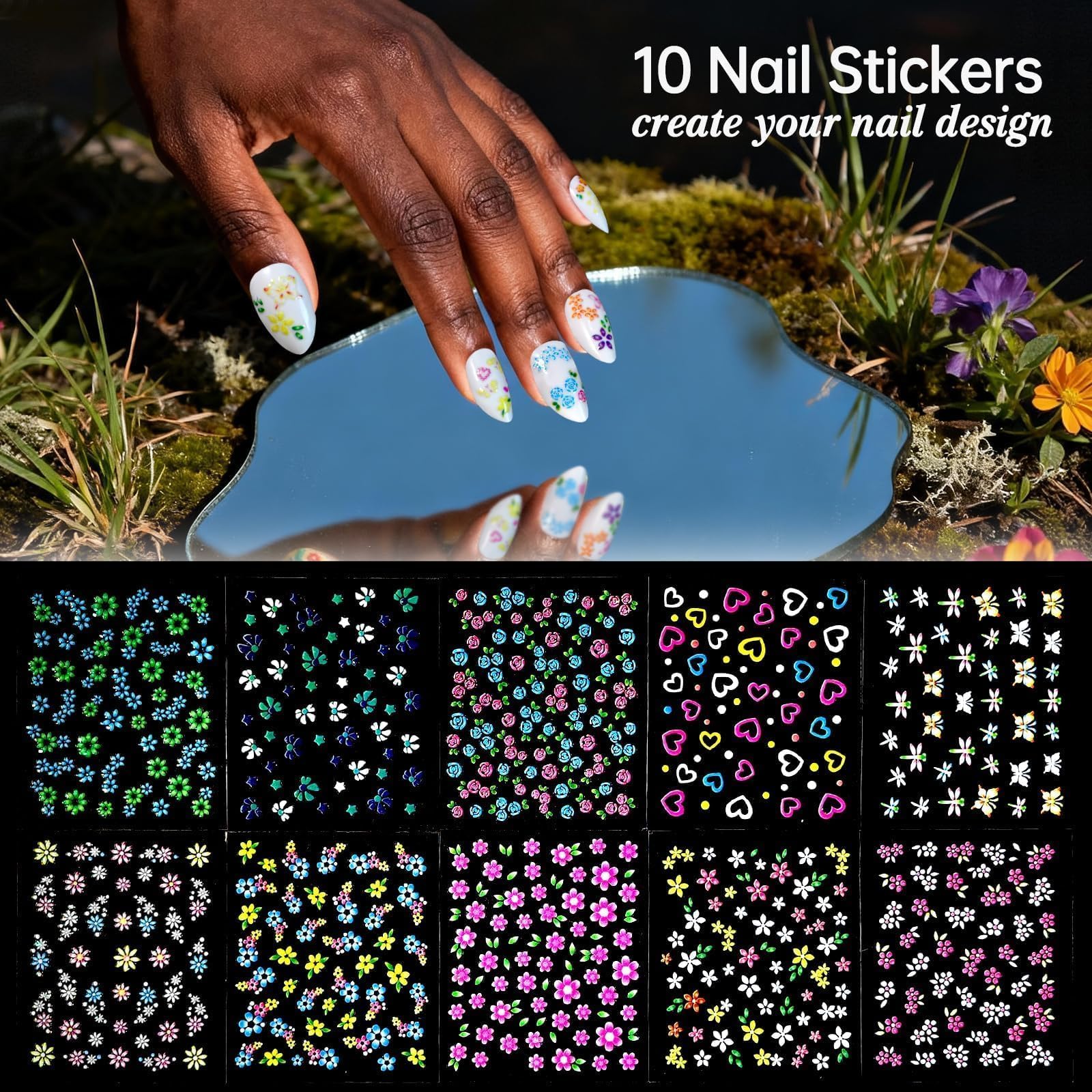 Whisrvival round nails provide comfortable fit for daily wear.